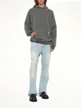 Represent Owners Club Hoodie in Washed Black