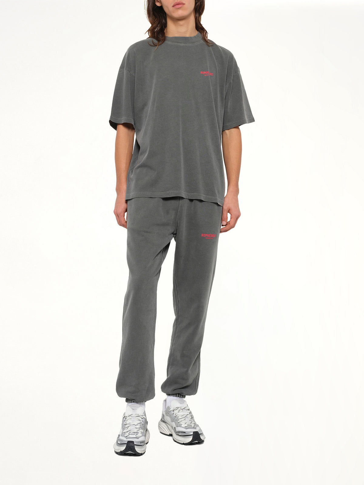 Represent Owners Club T-Shirt in Washed Black