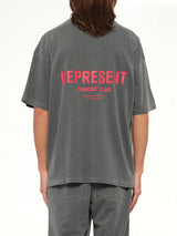 Represent Owners Club T-Shirt in Washed Black