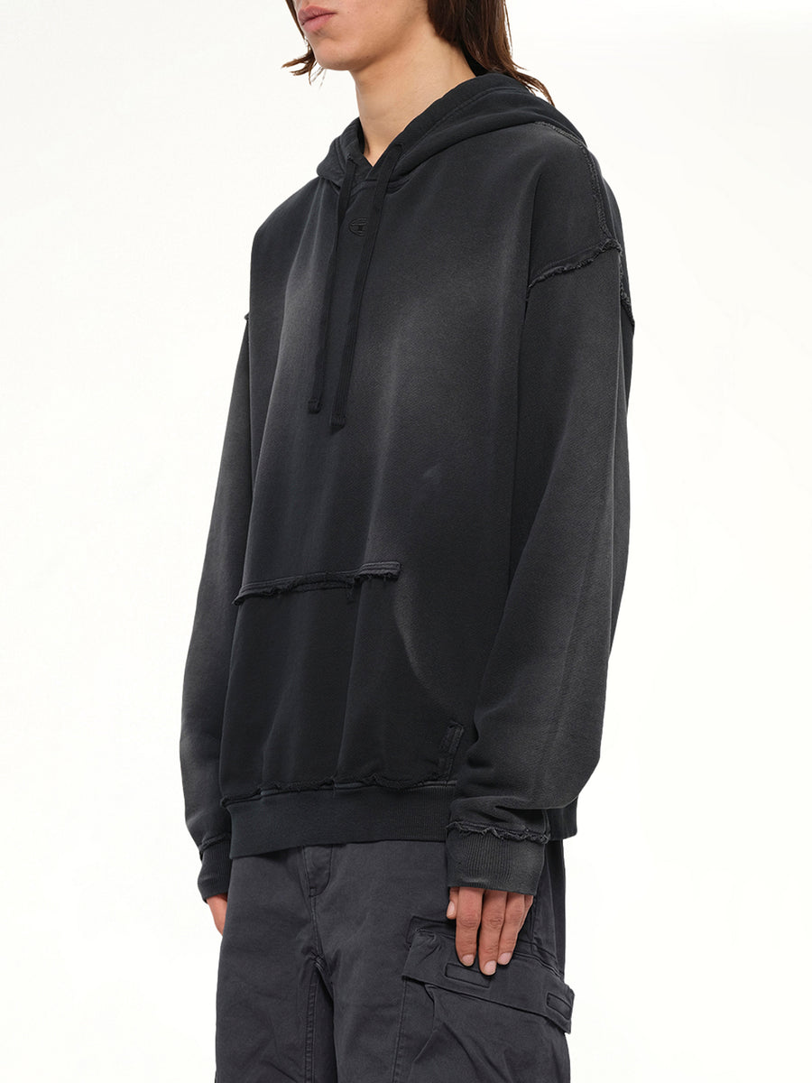 S-POCK-HOOD Hoodie in Black