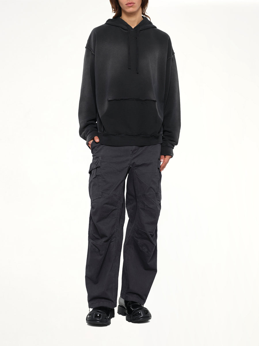 S-POCK-HOOD Hoodie in Black