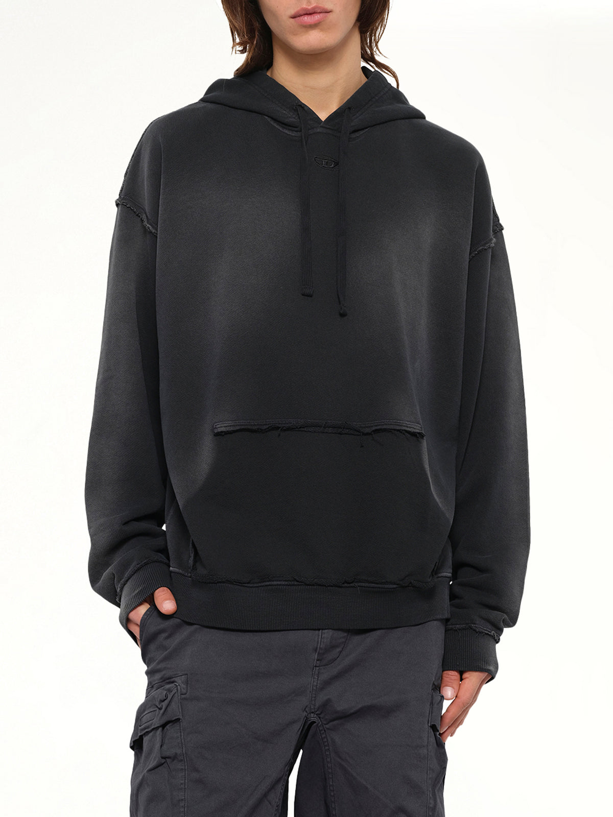 S-POCK-HOOD Hoodie in Black