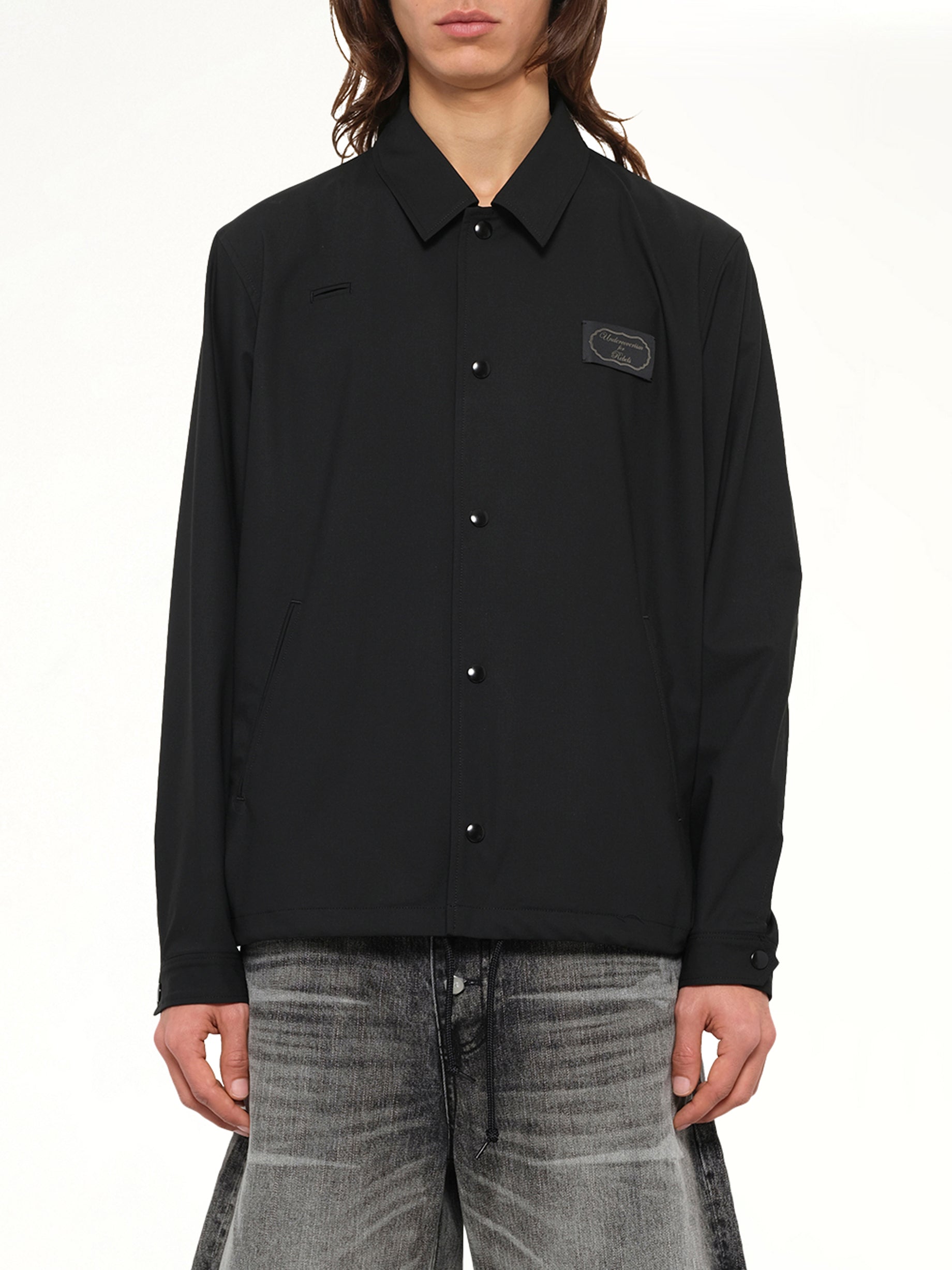 Undercoverism for Rebels Coach Jacket in Black