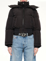 W-PEYT-SHORT-NEW-WD Puffer Jacket in Black