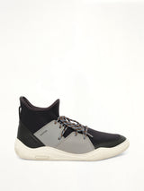 Knit Lace Up Neo Sneaker in Black