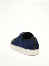 Pony Effect Low Sneaker in Dark Blue