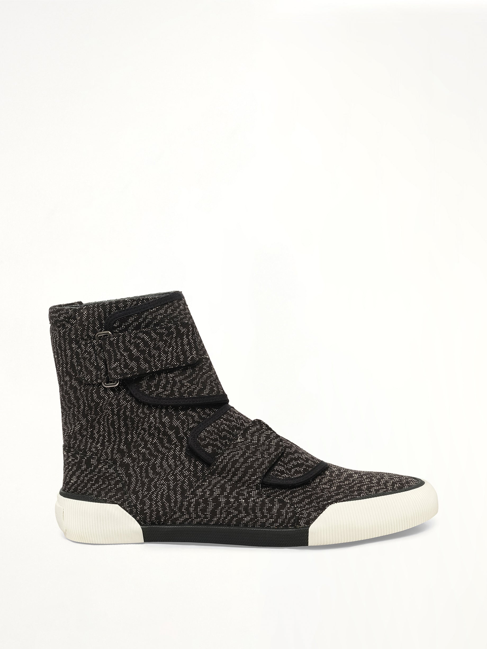 Zebra High Sneaker in Black