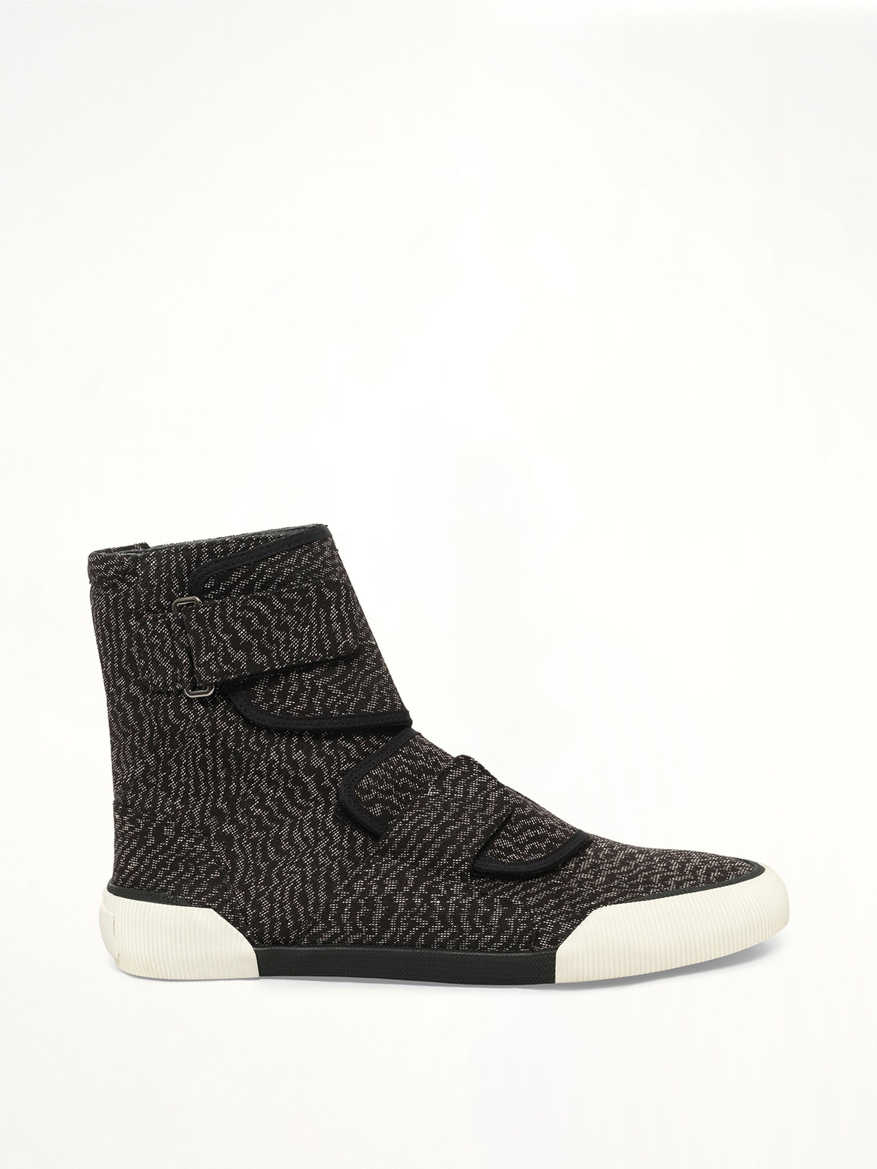 Zebra High Sneaker in Black
