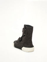 Zebra High Sneaker in Black