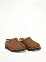 Tasman Nubuck Slipper in Dark Chestnut