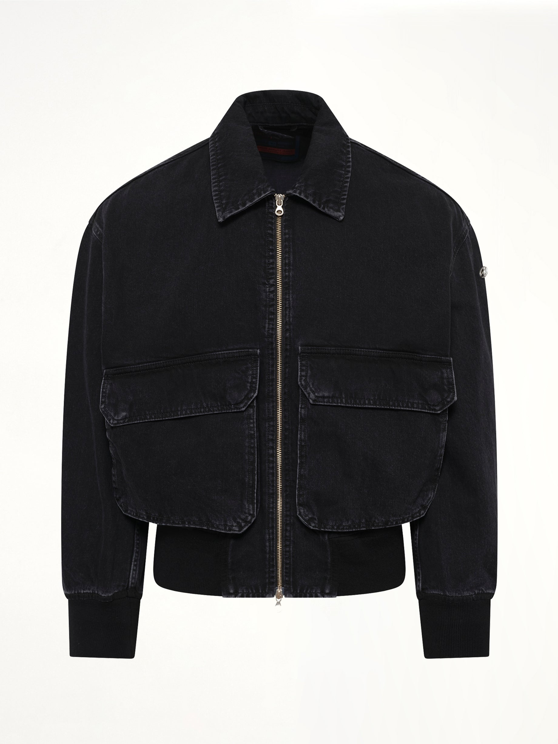 D-KURZ Denim Jacket in Black