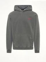 Represent Owners Club Hoodie in Washed Black