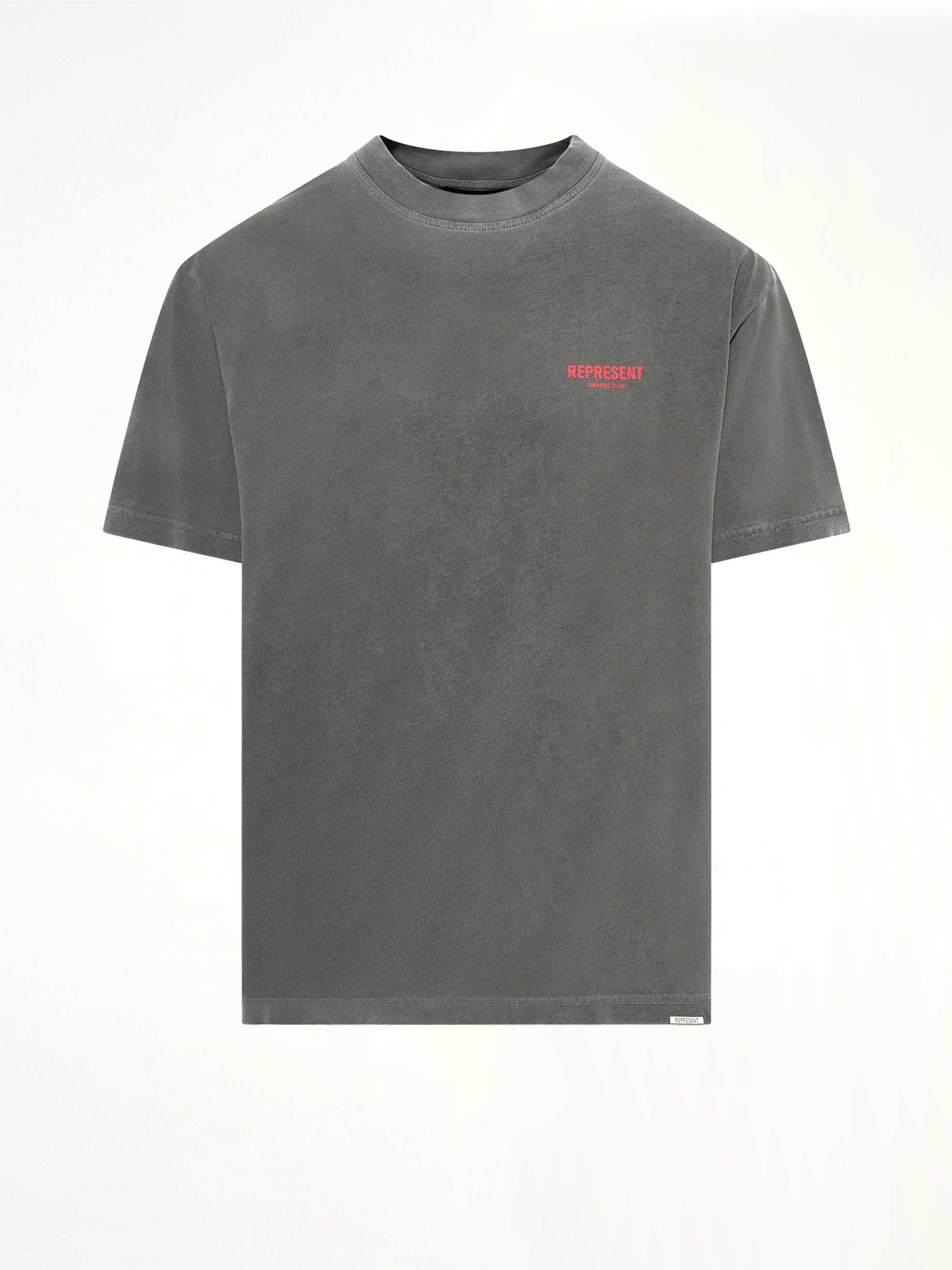 Represent Owners Club T-Shirt in Washed Black