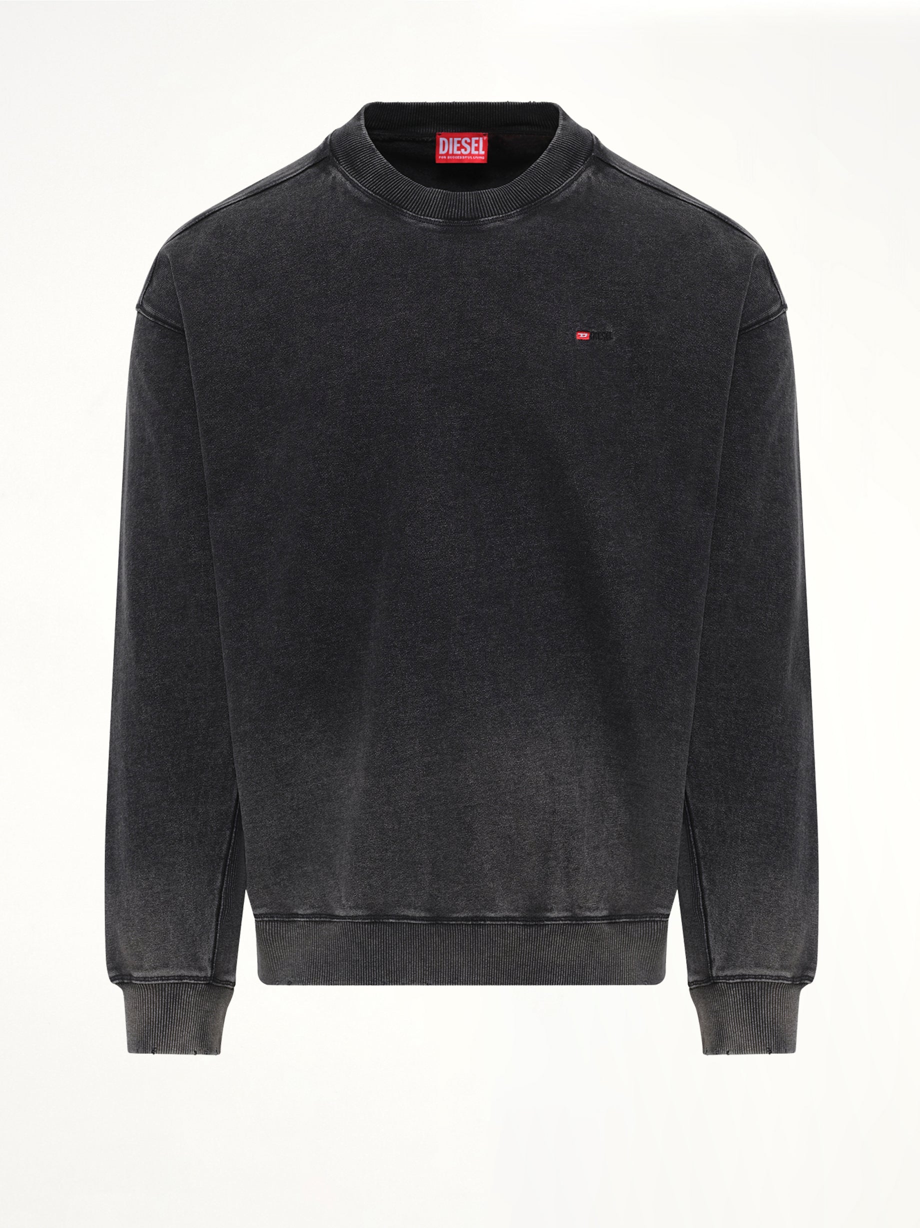 S-CROX Sweatshirt in Washed Black