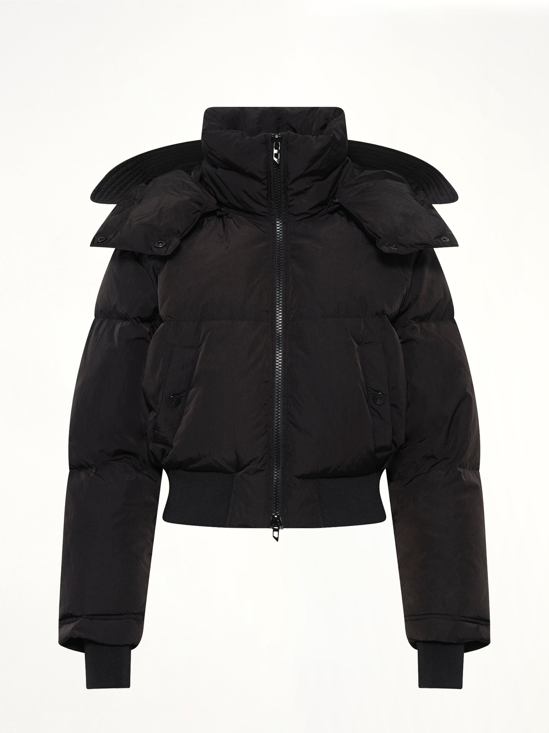 W-PEYT-SHORT-NEW-WD Puffer Jacket in Black
