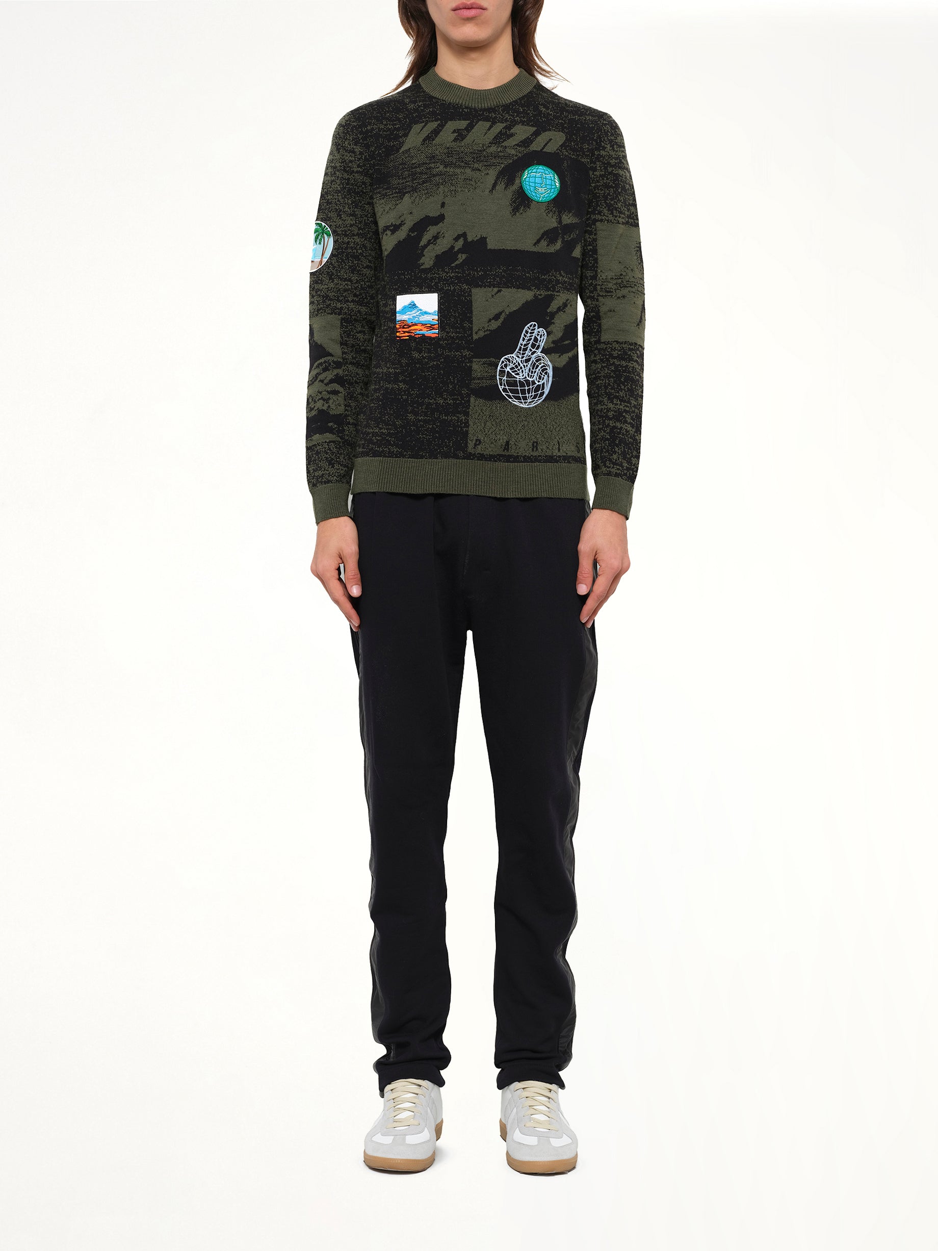 Badge Crew in Khaki