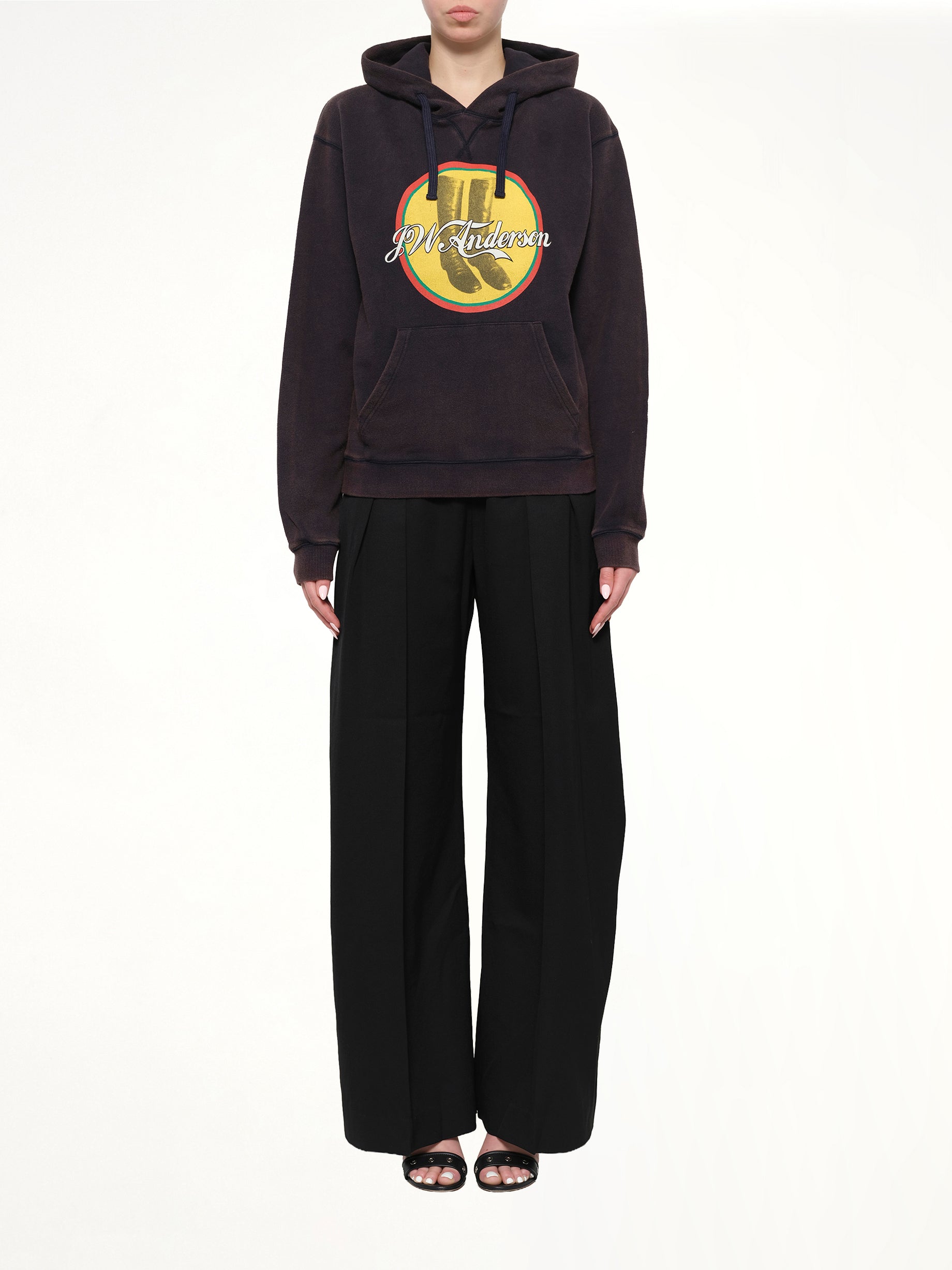 Cola Boots Hoodie in Ebony
