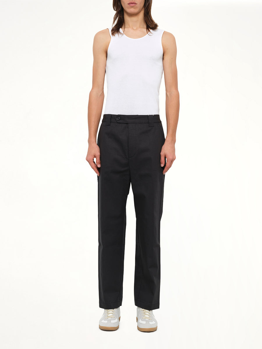 Cropped Pants in Black