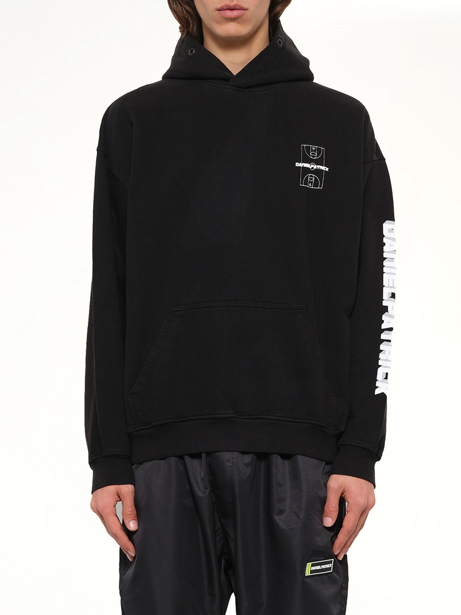 DP Court Hoodie in Black