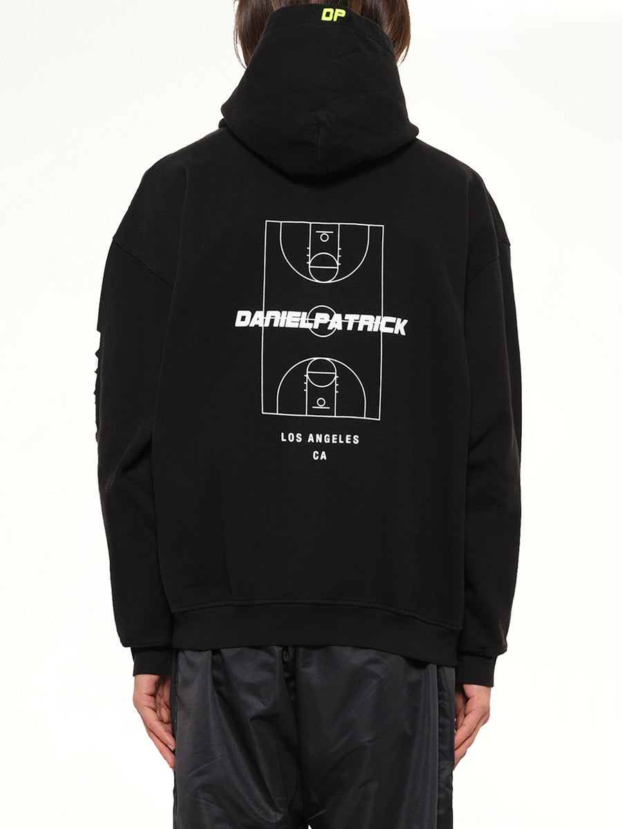 DP Court Hoodie in Black