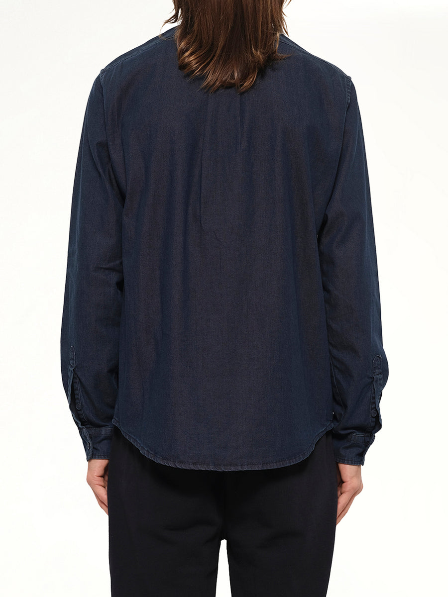 Denim Tiger Shirt in Navy