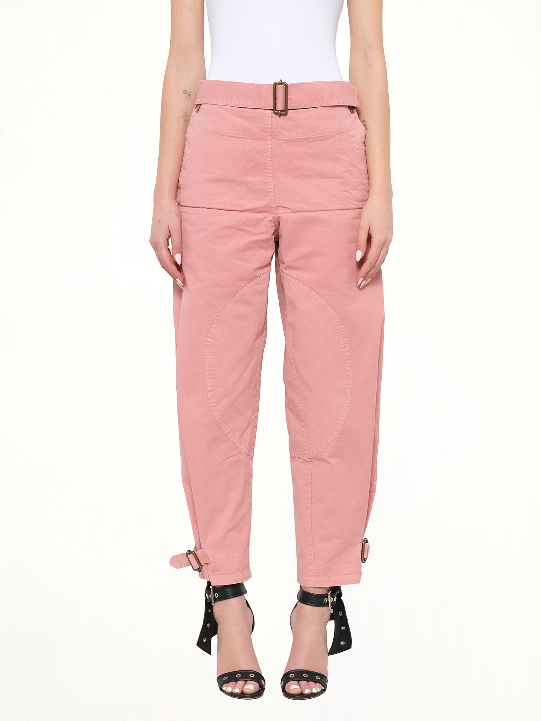 Fold Utility Trousers in Pink