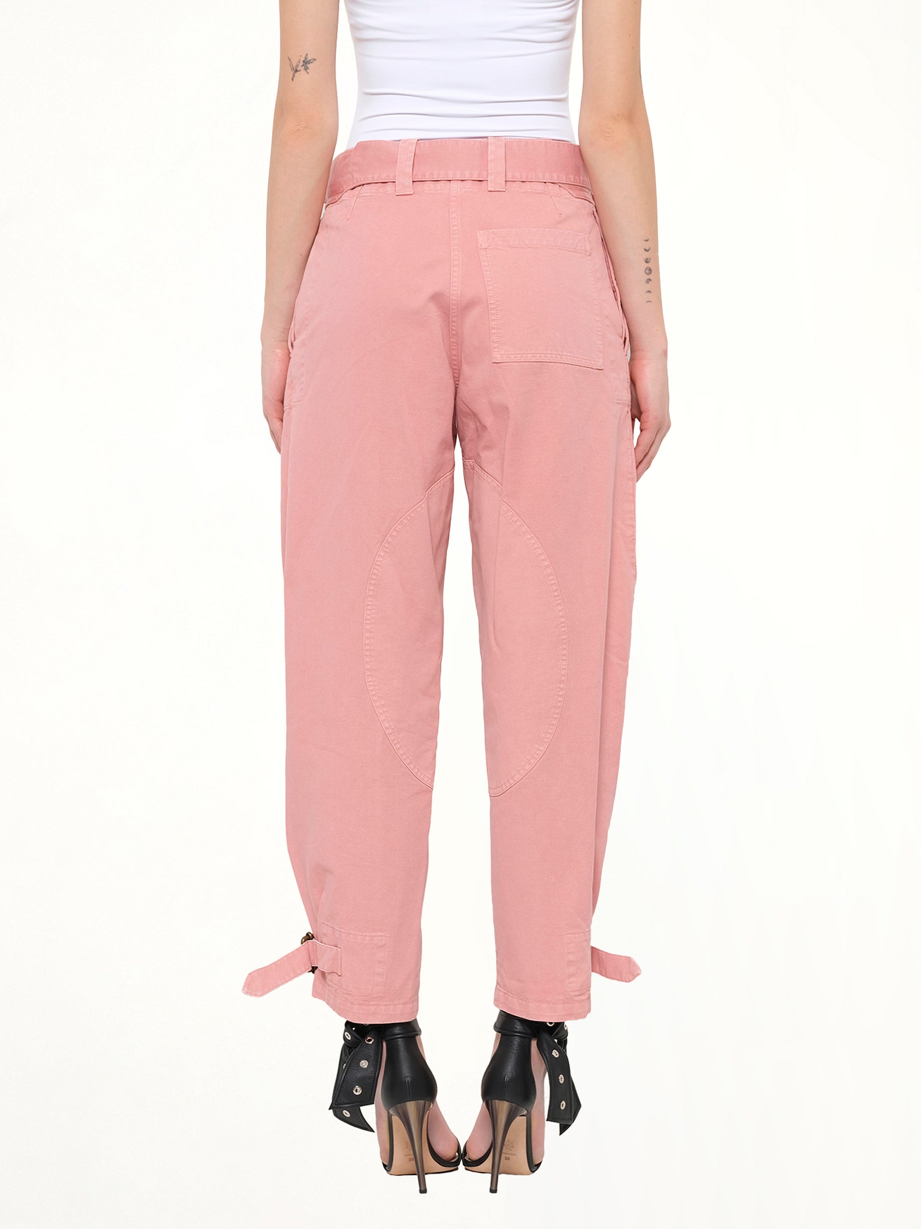 Fold Utility Trousers in Pink