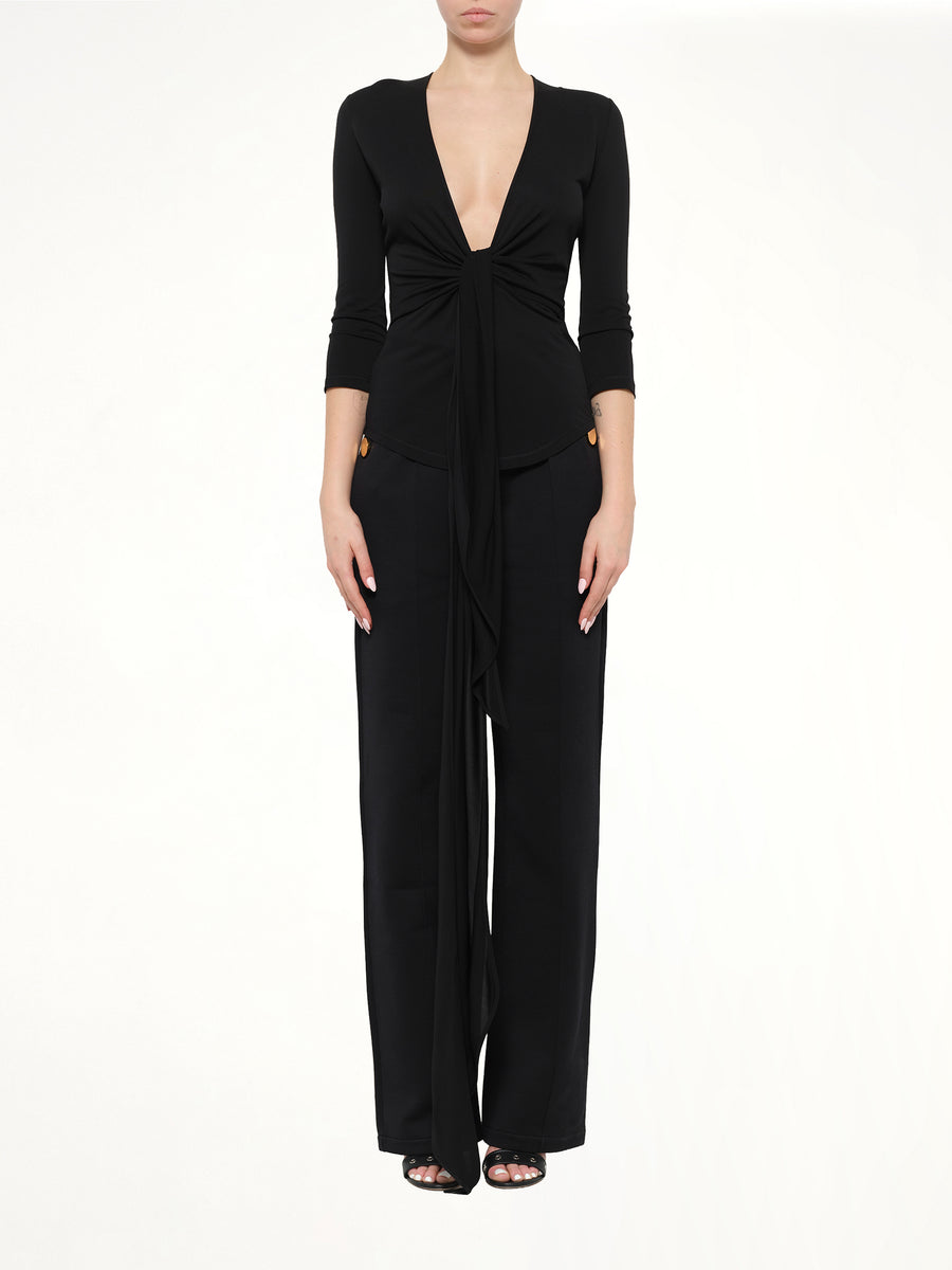 Givenchy Long Sleeve Top in Black