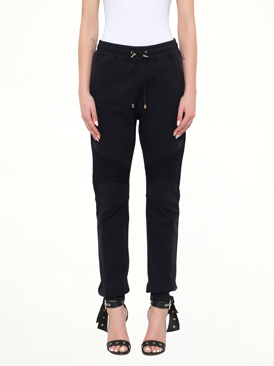 Jersey Biker Pants in Black