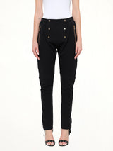 Jersey Pont Pant in Black