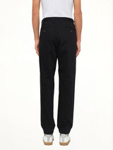 Jog Pant W Rib in Black