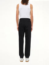 Jog Pant W Rib in Black