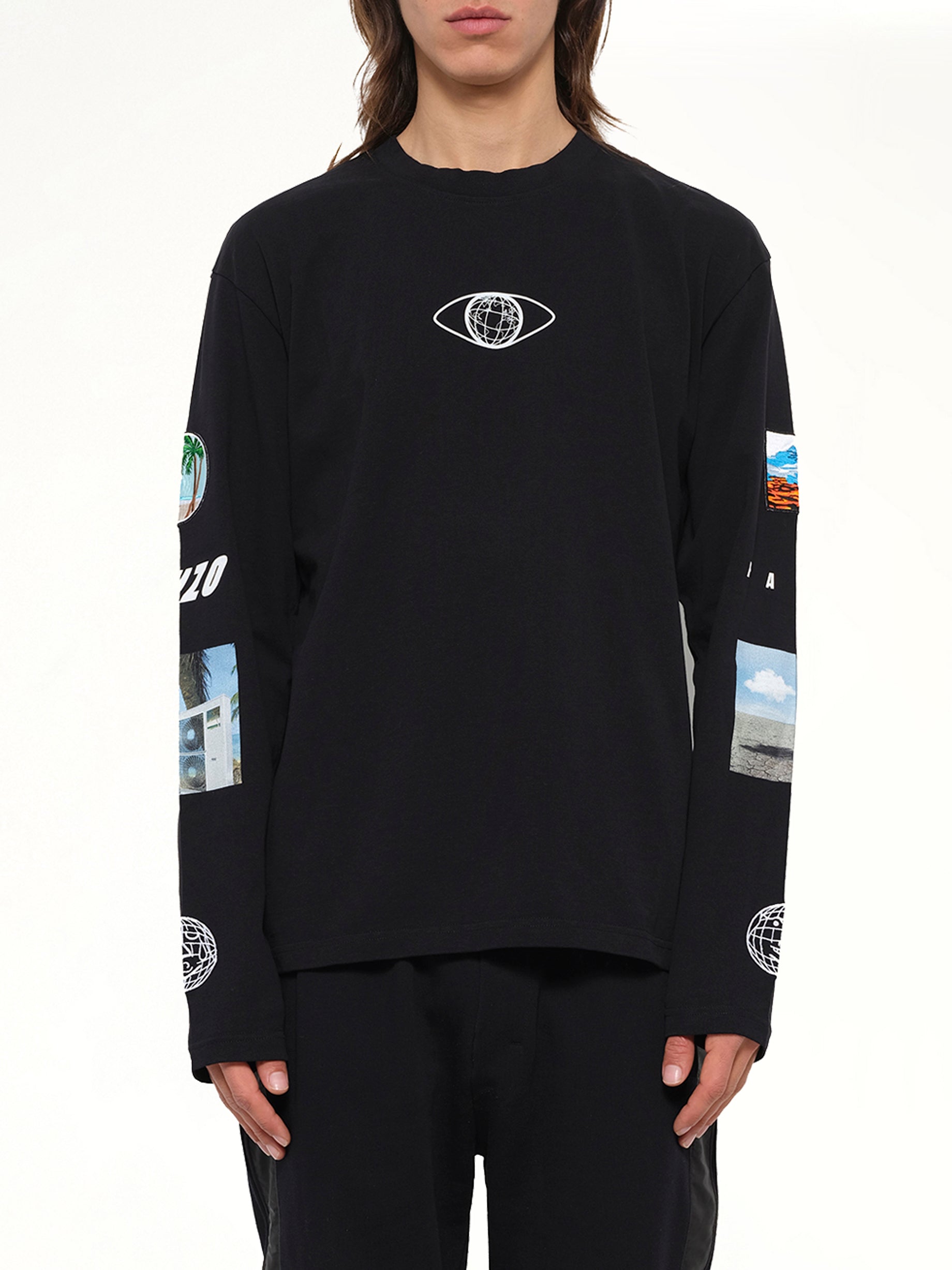 Kenzo Long Sleeve T-Shirt in Black