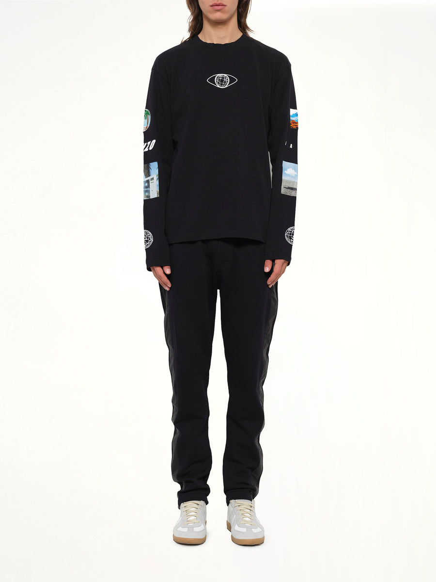 Kenzo Long Sleeve T-Shirt in Black