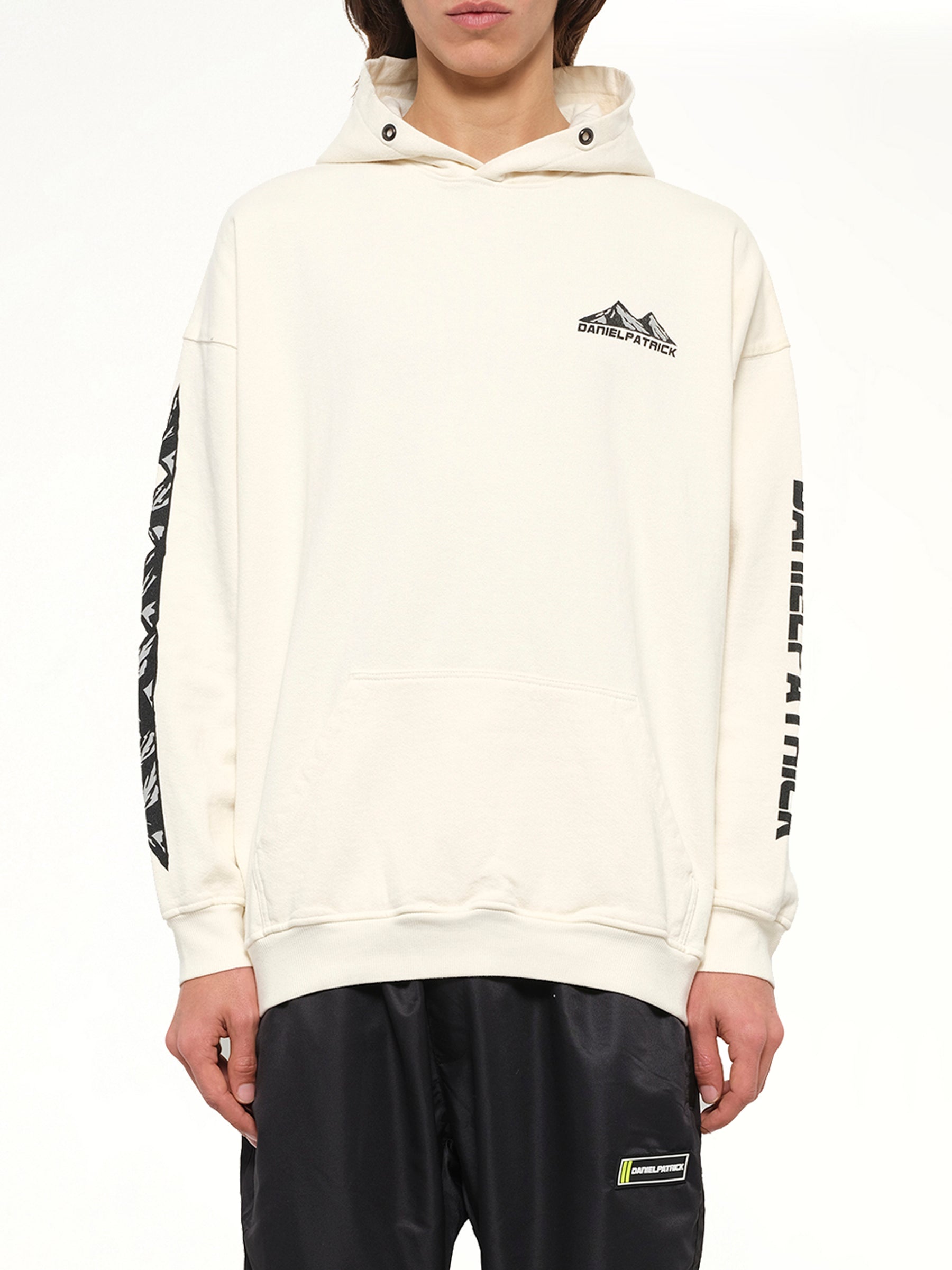 Moving Mountains Hoodie in White