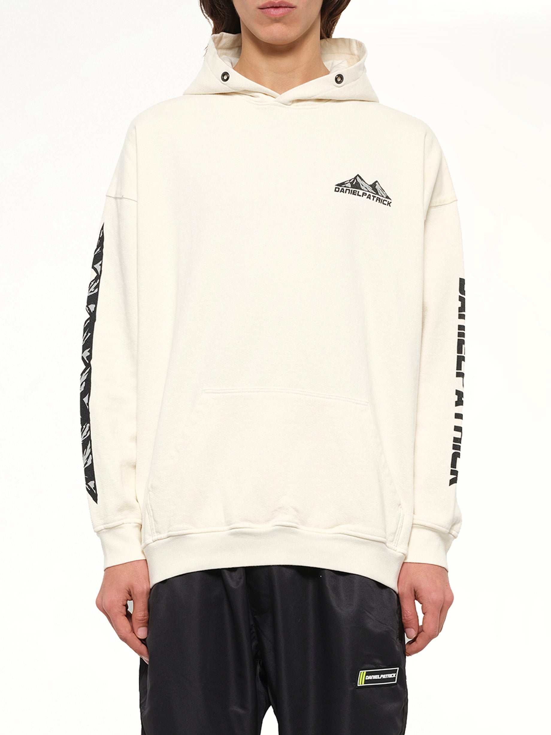 Moving Mountains Hoodie in White