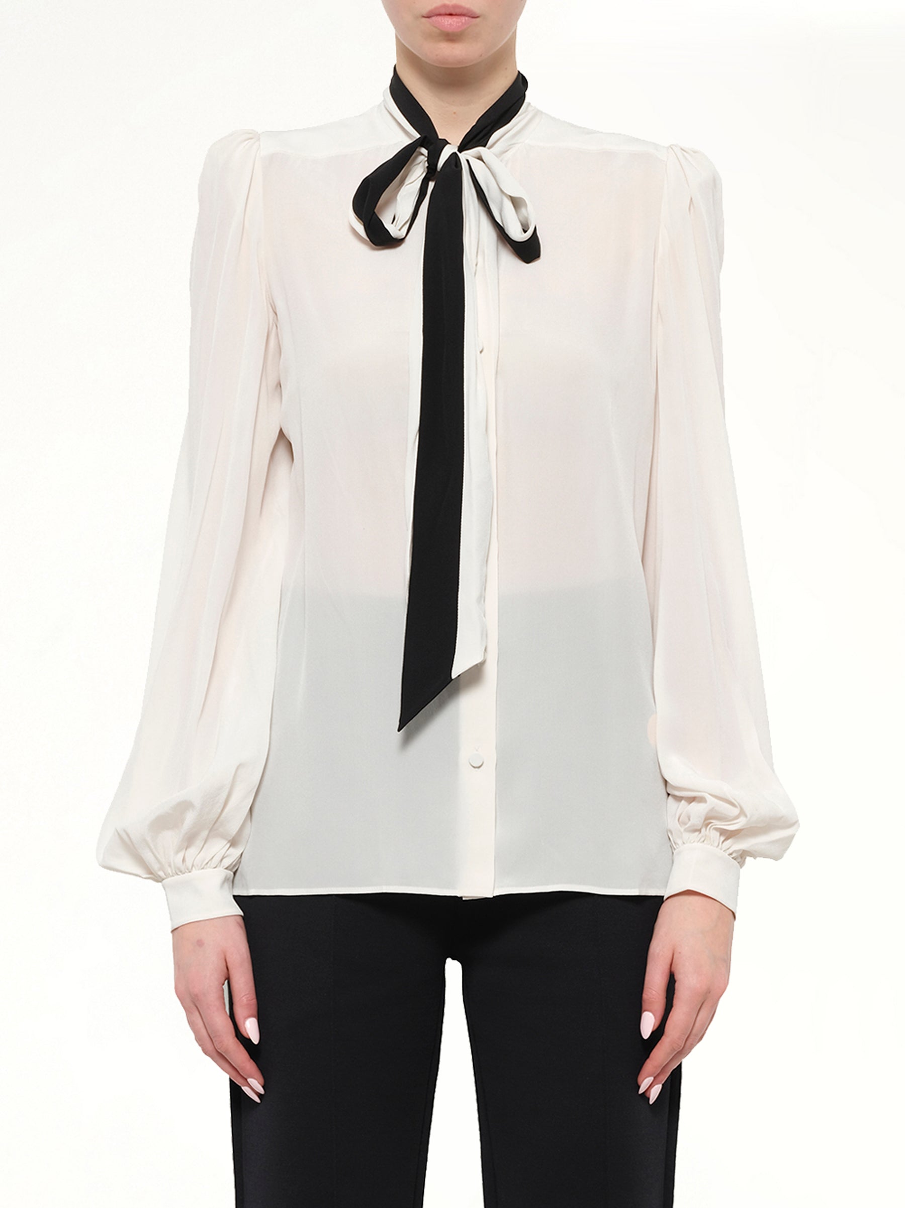 Podium Long Sleeve Tops in White