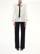 Podium Long Sleeve Tops in White