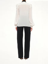 Podium Long Sleeve Tops in White