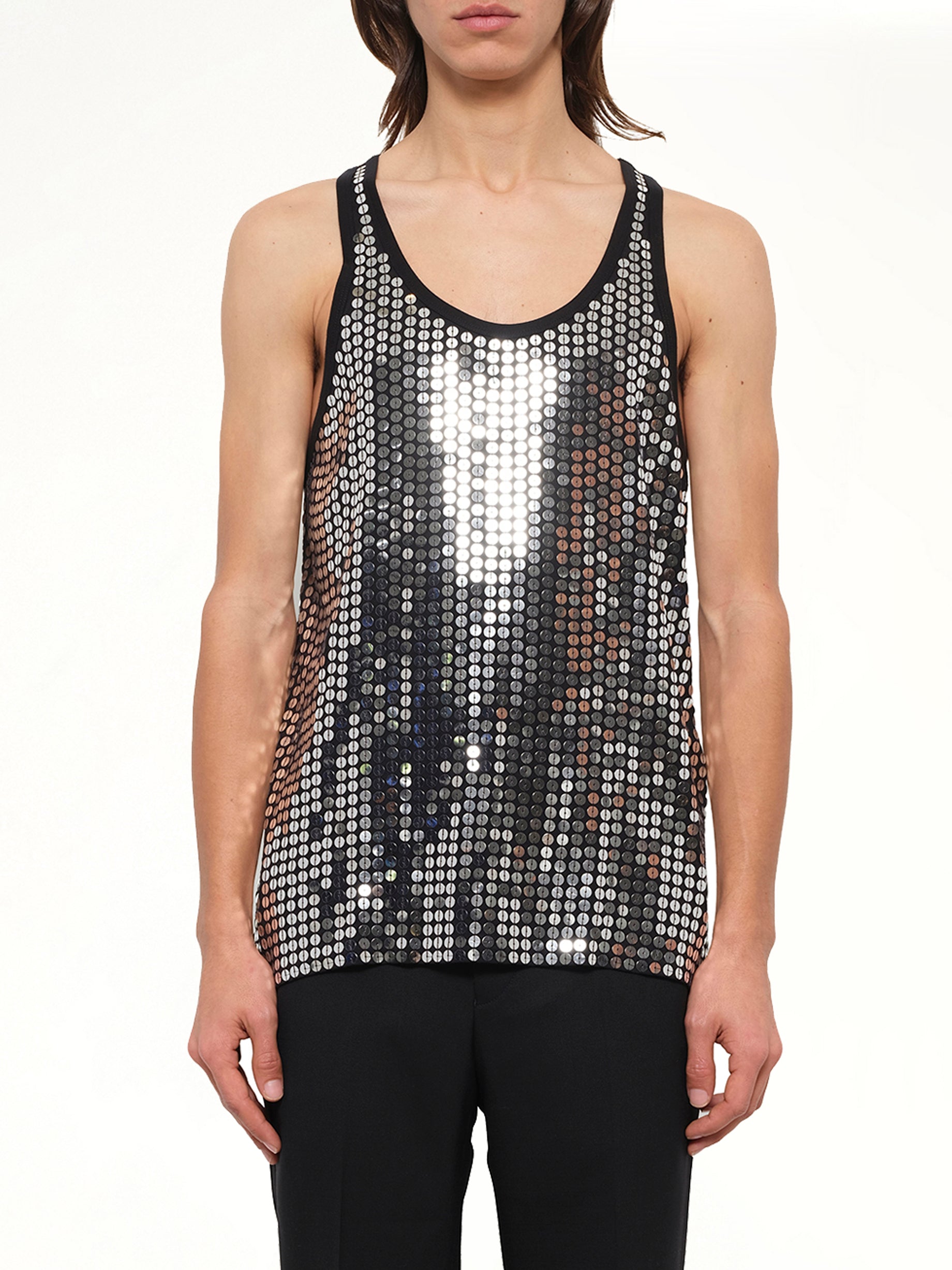 Podium Tank Top in Black