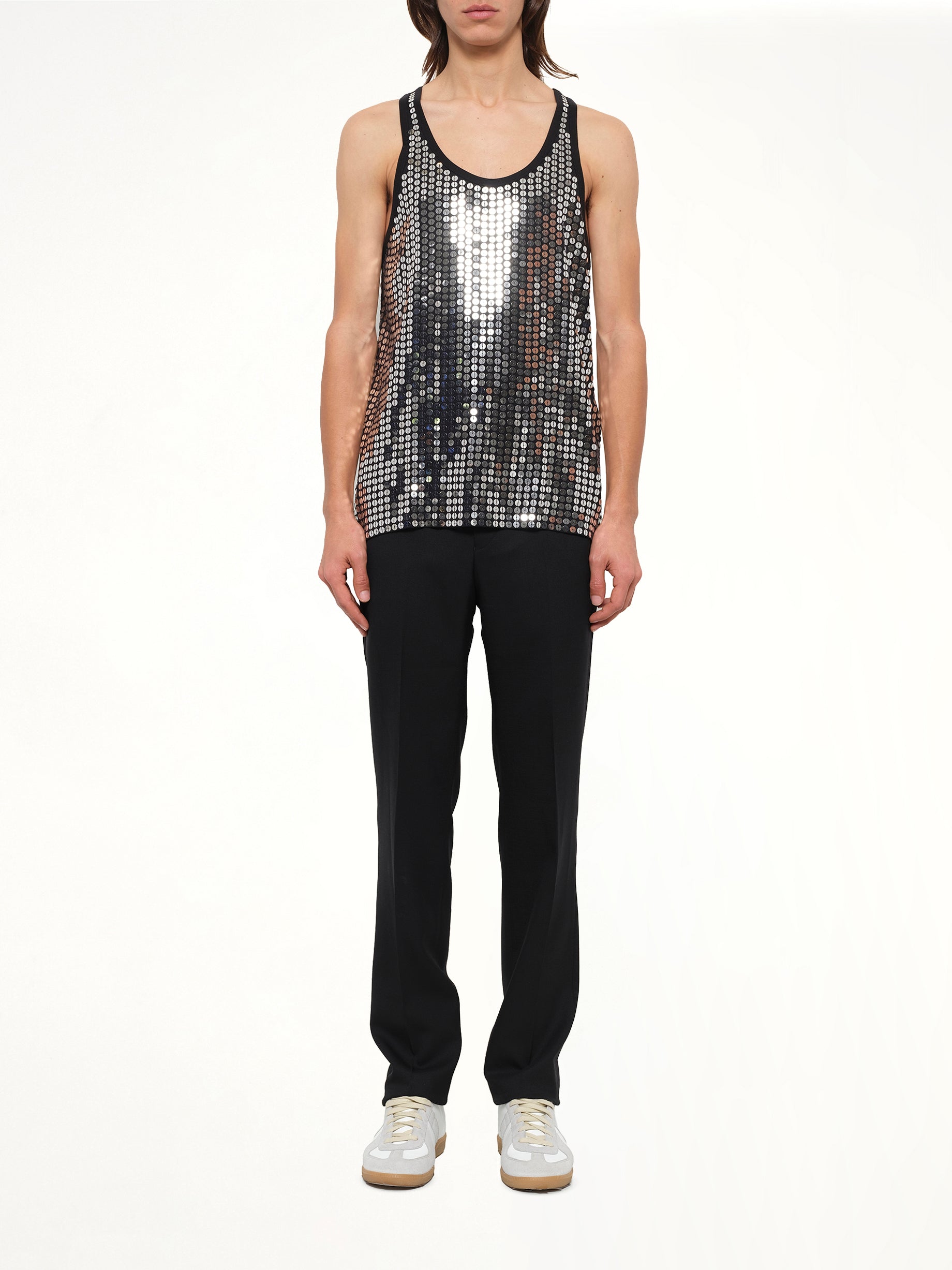 Podium Tank Top in Black