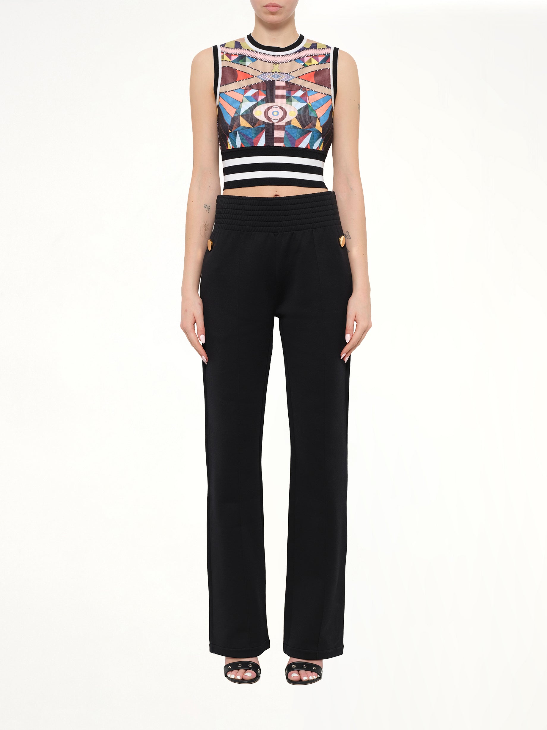 Sleeveless Top in Multicolor