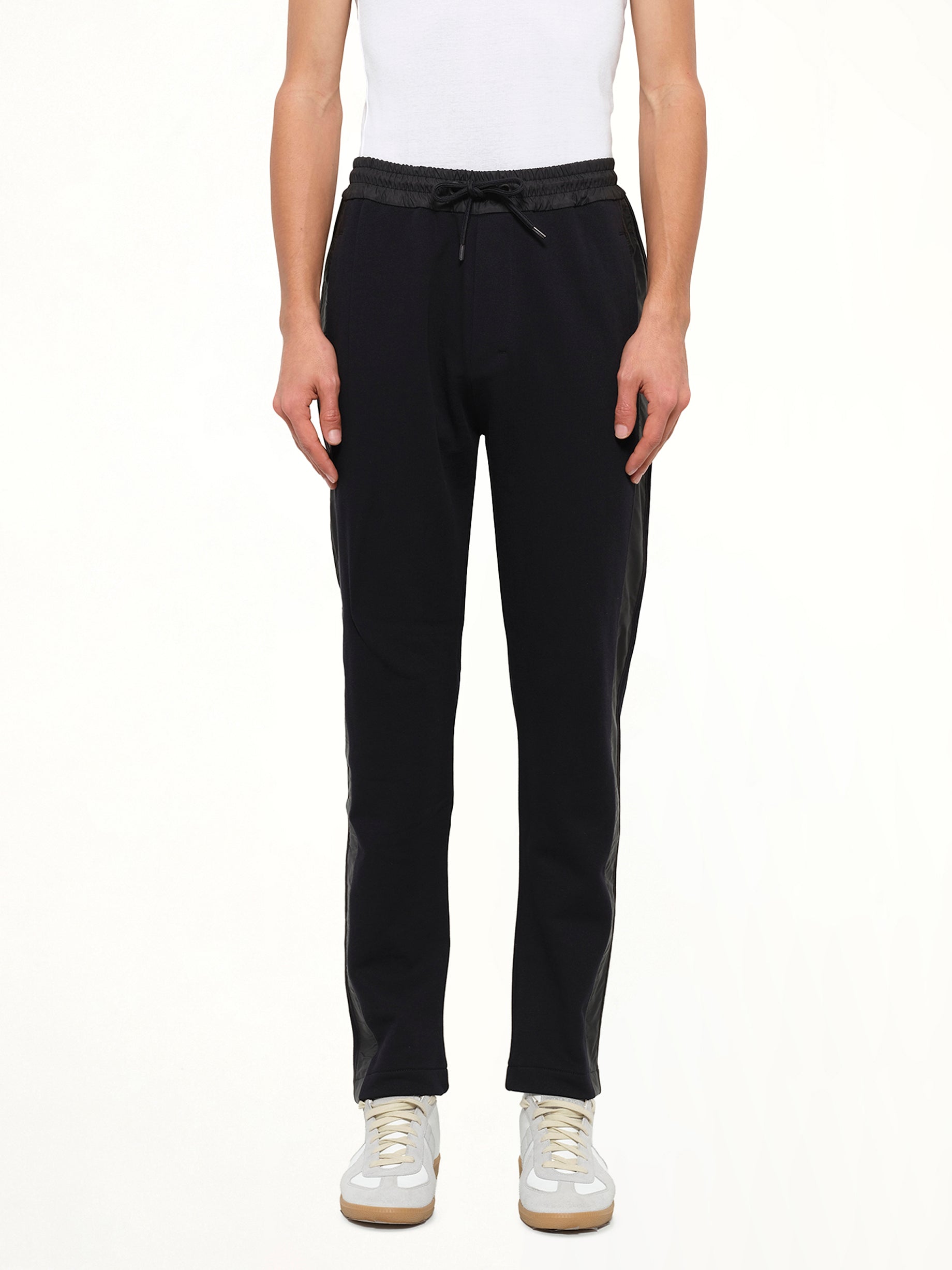Stripe Jog Pant in Black