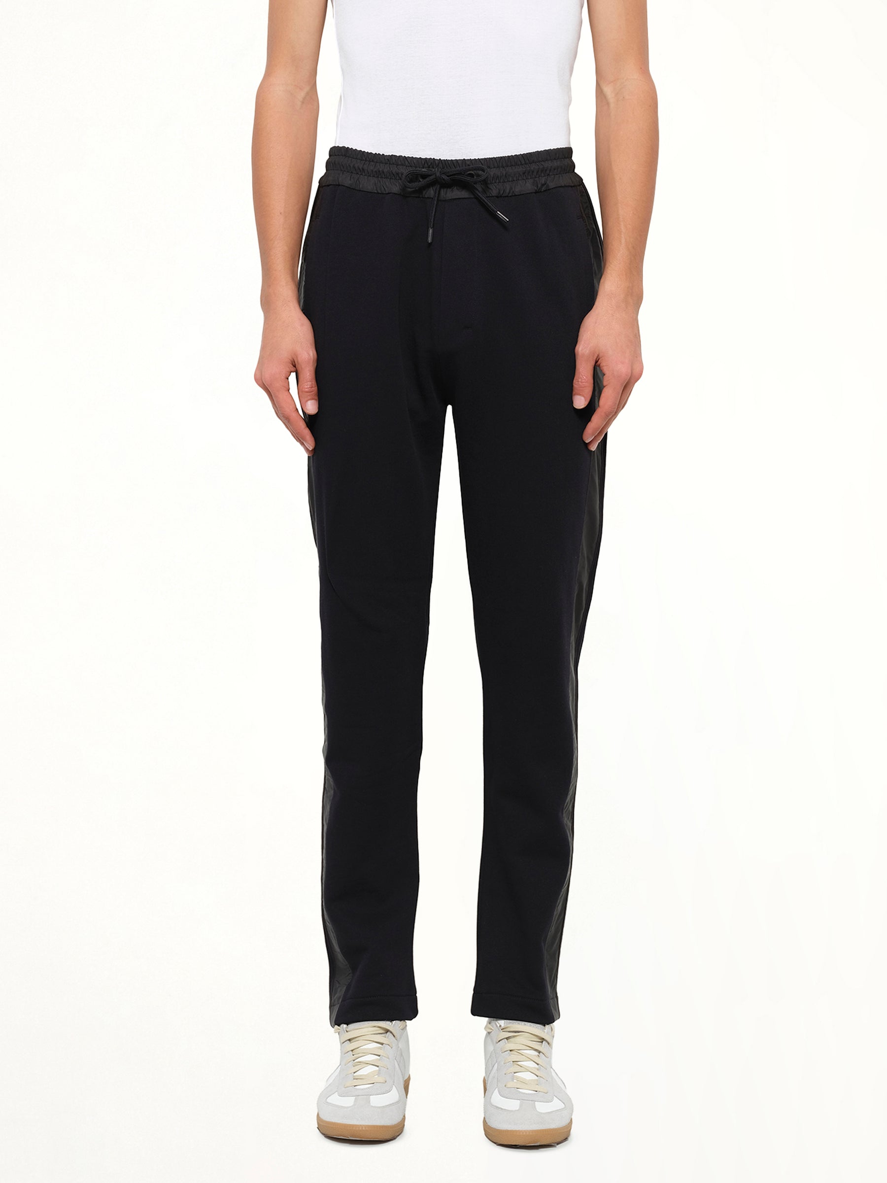 Stripe Jog Pant in Black