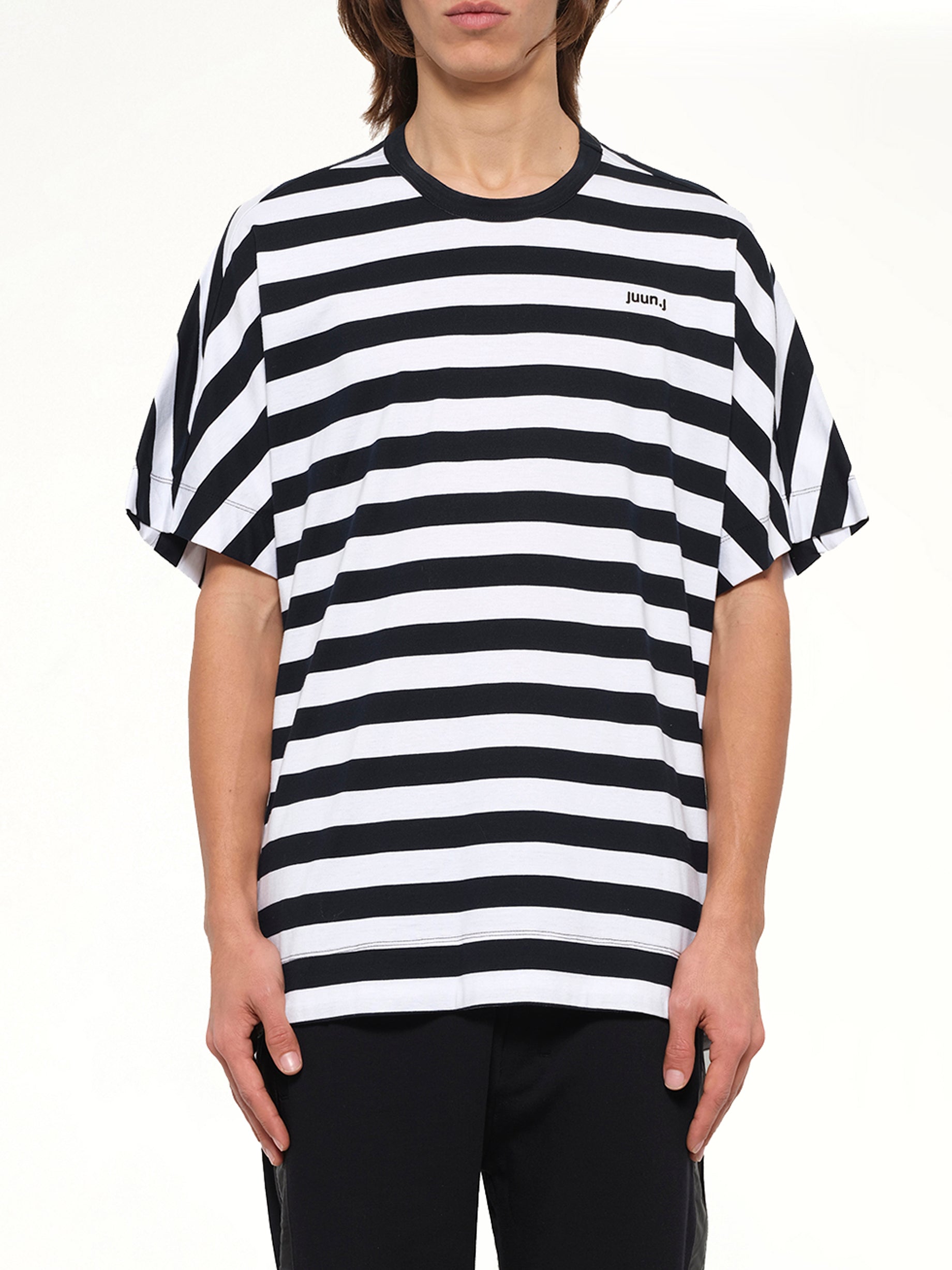 Striped Top in Black
