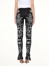 Tattoo Legging in Black