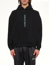 Vertical Logo Hoodie in Sea