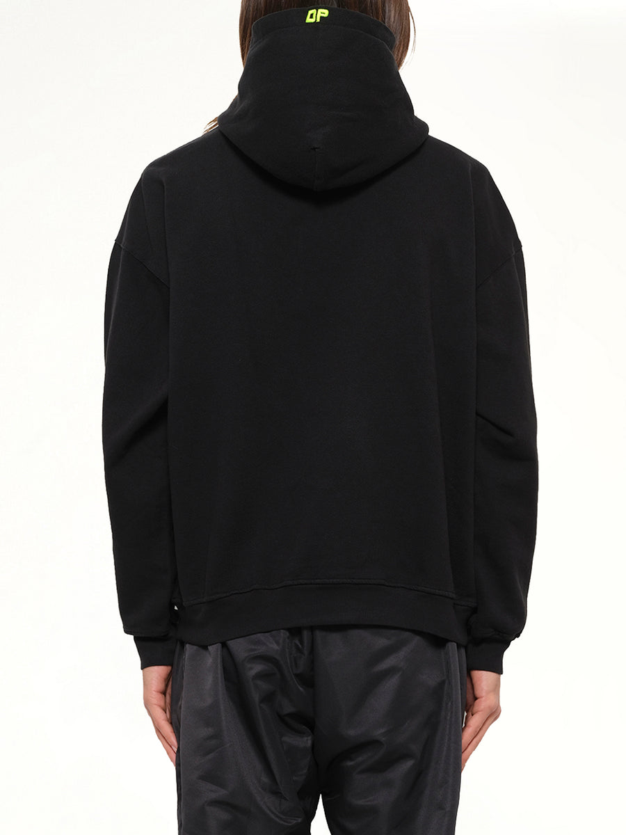 Vertical Logo Hoodie in Sea