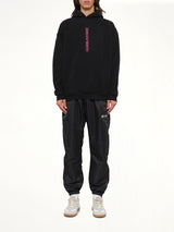 Vertical Logo Hoodie in Black