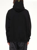 Vertical Logo Hoodie in Black